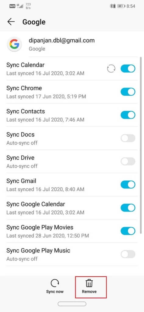 At-the-bottom-of-the-screen-you-will-find-the-option-to-Remove-account-click-on-it-473x1024-1 10 طرق لإصلاح Google Photos لا تقوم بالنسخ الاحتياطي
