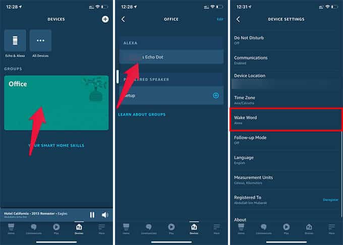 Change-Alexa-Wake-Word-for-Amazon-Echo-Dot كيفية تغيير كلمة الاستقاظ Alexa  لمكبرات الصوت Amazon Echo