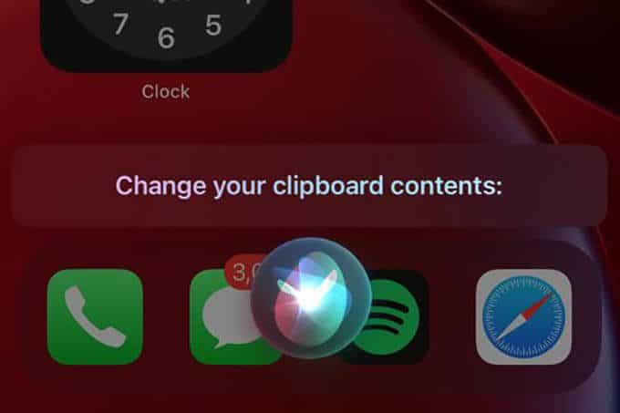 Change-iPhone-Clipboard-Contents-Using-Siri كيفية تحرير محتوى الحافظة على iPhone