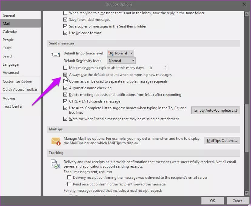 Change-the-From-Address-in-Microsoft-Outlook-7_4d470f76dc99e18ad75087b1b8410ea9 كيفية تغيير FROM ADDRESS من العنوان Microsoft Outlook