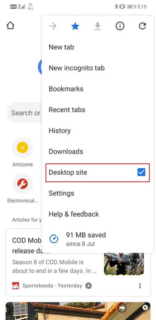 Click-on-the-checkbox-next-to-the-Desktop-Site-501x1024-1 9 طرق لإصلاح عدم عمل Instagram على شبكة Wi-Fi