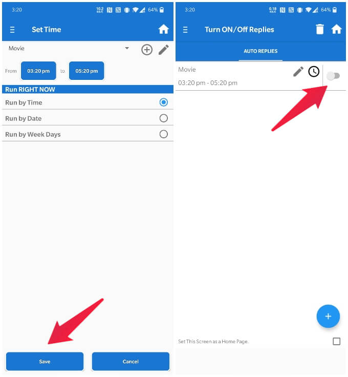 Create-New-SMS-Auto-Reply-Rule كيفية الرد التلقائي على الرسائل على Android