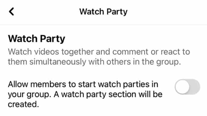 DIsable-Facebook-Watch-Party-on-Groups كيفية إيقاف تشغيل Watch Party في مجموعات Facebook