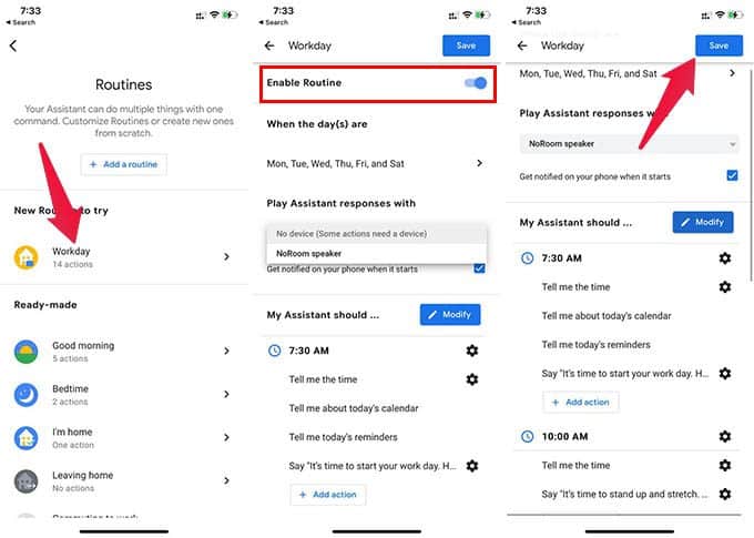 Enable-Workday-Routine-in-Google-Home-Speaker كيف تنظم عملك من المنزل باستخدام Google Home Routine