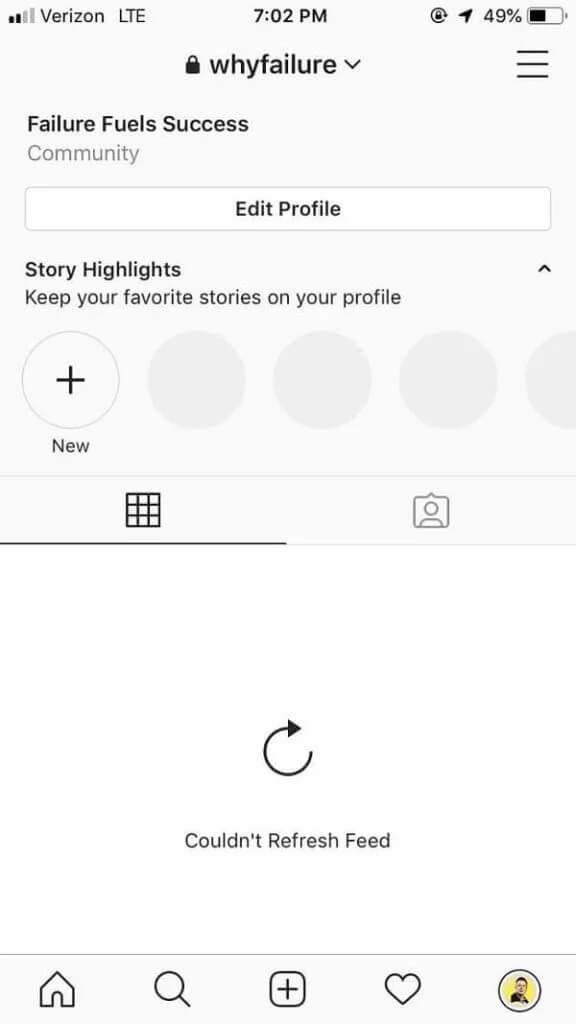 إصلاح خطأ لا يمكن تحديث تغذية آخر المنشورات لـ Instagram على Android - %categories