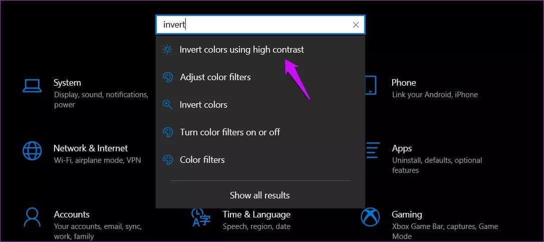 Fix-Inverted-Colors-Issue-on-Windows-10-3_4d470f76dc99e18ad75087b1b8410ea9 أفضل 9 طرق لإصلاح مشكلة الألوان المقلوبة على Windows 10