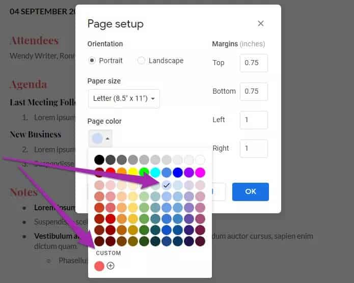 كيفية تغيير لون الخلفية في Google Docs - %categories