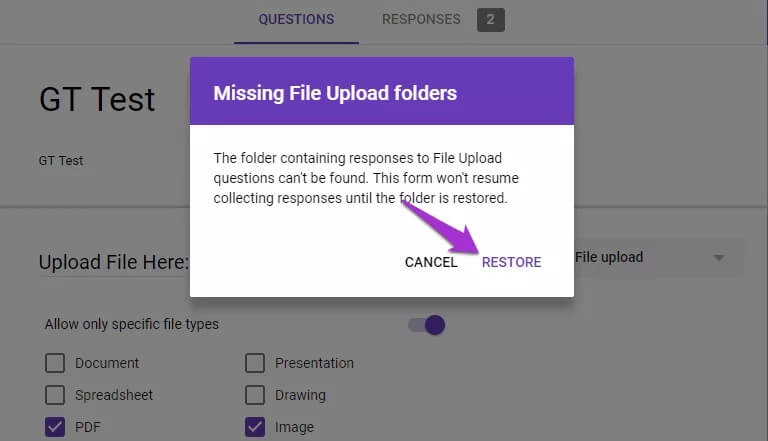 كيفية تحميل الملفات في Google Forms - %categories