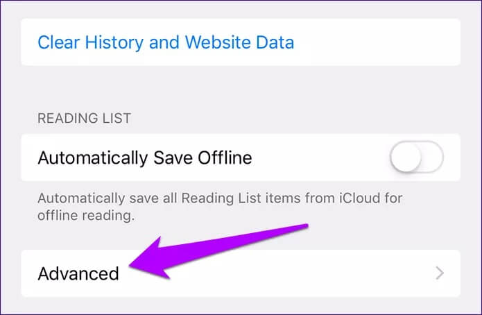 IOS-12-Safari-Clear-Cache-5_4d470f76dc99e18ad75087b1b8410ea9 كيفية مسح ذاكرة التخزين المُؤقت لـ Safari و السجل على iOS 12