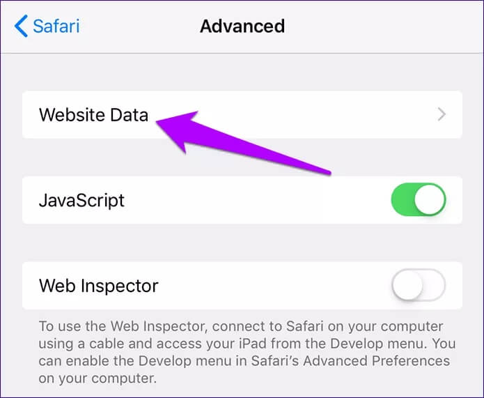 IOS-12-Safari-Clear-Cache-6_4d470f76dc99e18ad75087b1b8410ea9 كيفية مسح ذاكرة التخزين المُؤقت لـ Safari و السجل على iOS 12