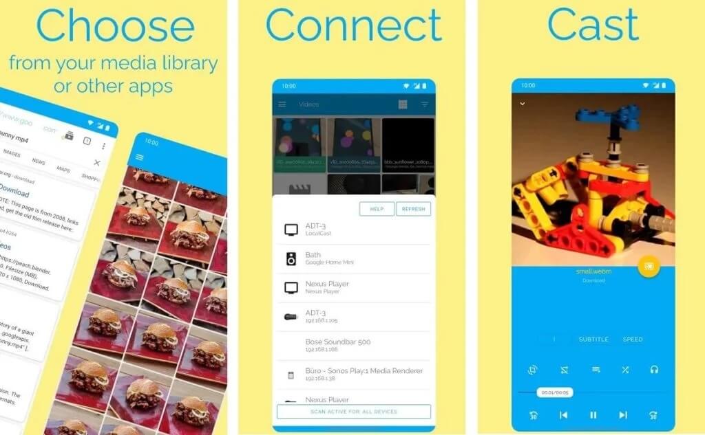 LocalCast-1024x633-1 أفضل 10 تطبيقات مجانية لمشغل الفيديو على Android