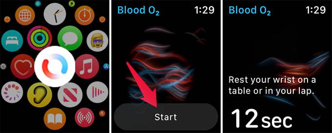 Measure-Blood-Oxygen-on-Apple-Watch كيفية مراقبة مستوى الأكسجين في الدم باستخدام Apple Watch