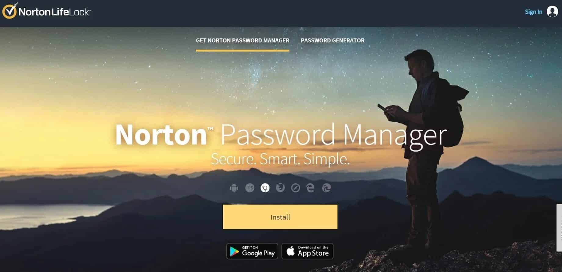 Norton-Password-Manager أفضل 13 برنامج مجاني لإدارة كلمات المرور (2021)