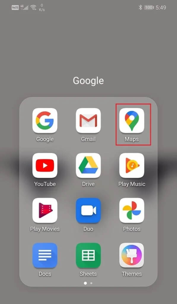 Open-the-Google-Maps-app-on-your-device-597x1024-1 كيفية عرض سجل المواقع في Google Maps