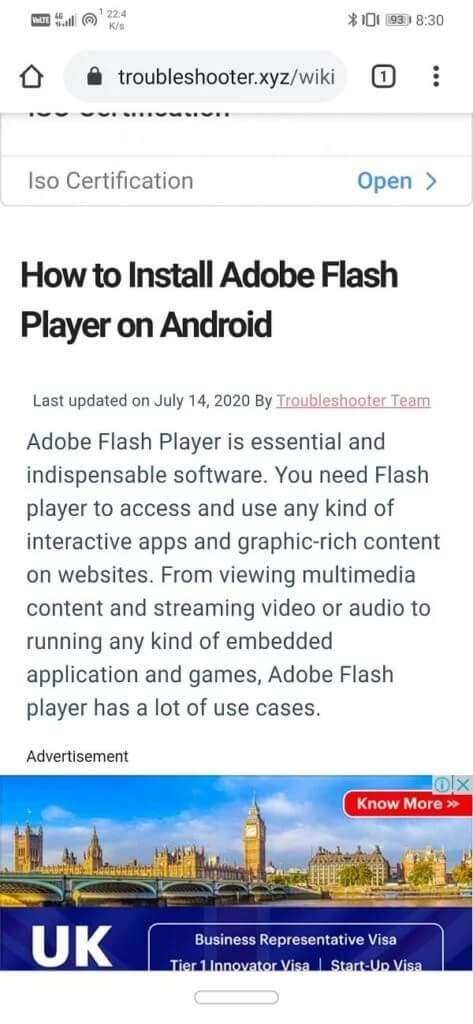 Open-website-or-document-from-where-you-wish-to-copy-473x1024-1 كيفية استخدام النسخ واللصق على Android