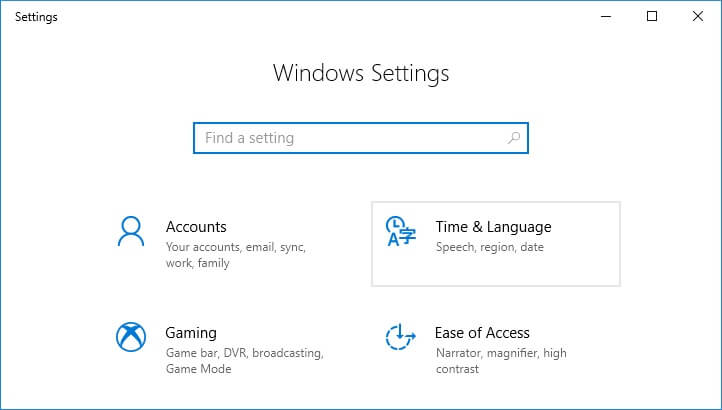 Press-Windows-Key-I-to-open-Settings-then-click-on-Time-language Discord لا يفتح؟ 7 طرق لإصلاح مشكلة ديسكورد ويب Discord لا يفتح