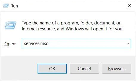 Press-Windows-Key-R-then-type-services.msc_ إصلاح مشكلات الطابعة الشائعة في نظام التشغيل Windows 10
