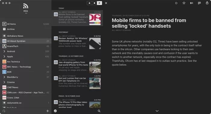 Reeder-RSS-News-Reader-Mac_935adec67b324b146ff212ec4c69054f أفضل 5 تطبيقات لقارئ أخبار RSS لنظام التشغيل Mac