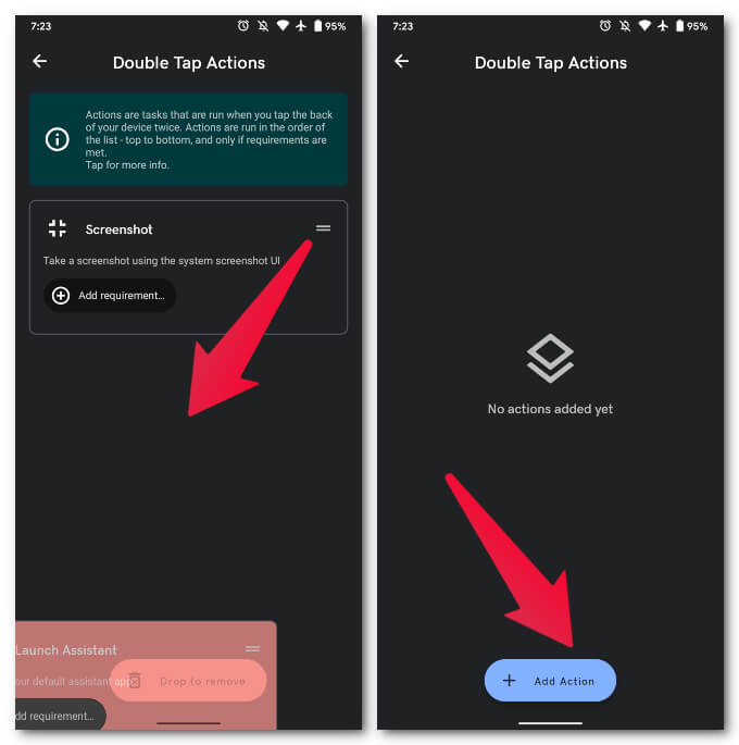 Remove-Double-Tap-Actions كيفية تشغيل المصباح بنقرة مزدوجة على الجزء الخلفي من جهاز Android