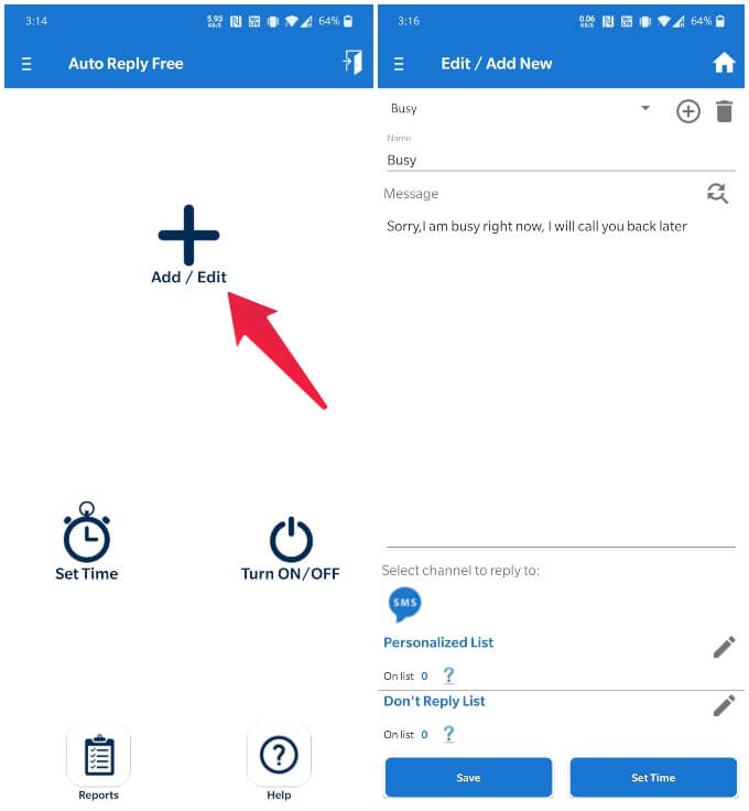 SMS-Auto-Reply-New-Rule كيفية الرد التلقائي على الرسائل على Android