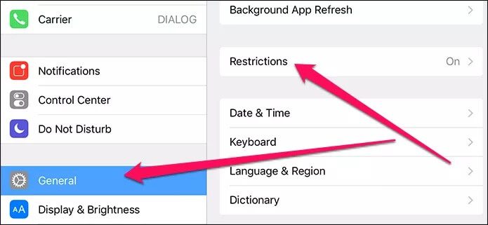 Safari-Clear-History-and-Website-Data-Grayed-Out-1_4d470f76dc99e18ad75087b1b8410ea9 كيفية إصلاح مسح السجل وبيانات موقع الويب لـ Safari غير نشط على iPhone / iPad