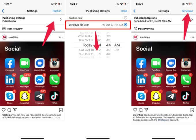 Schedule-Instagram-Posts-Facebook-Business-Suite-App كيفية جدولة منشورات Instagram بدون أي أدوات خارجية