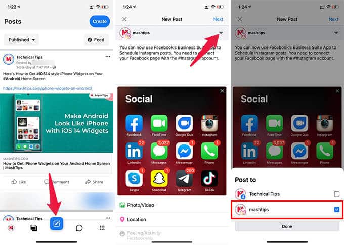 Schedule-Instagram-Posts-on-Business-Suite-App-by-Facebook كيفية جدولة منشورات Instagram بدون أي أدوات خارجية