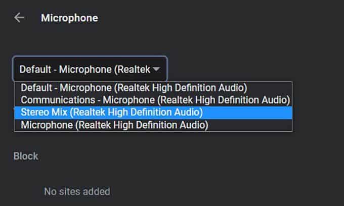 Select-Microphone-on-Windows كيفية إصلاح عدم عمل الميكروفون على Zoom و Google Meet