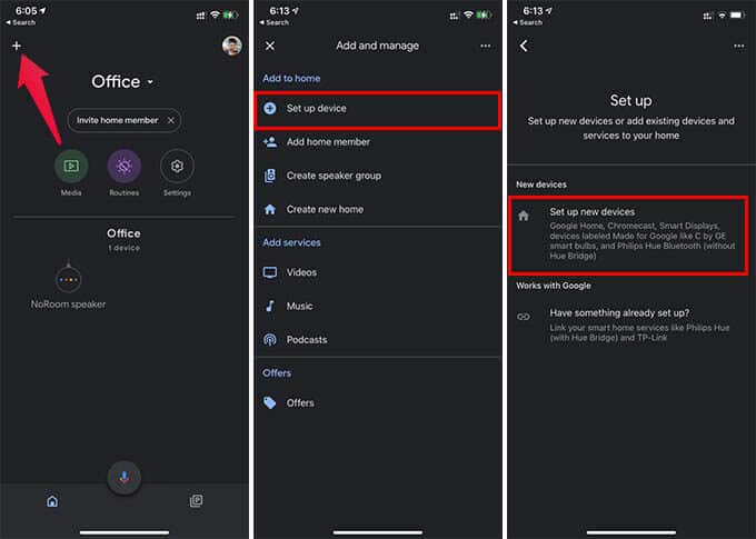 Set-Up-Smart-Home-Device-in-Google-Home-App كيفية توصيل والتحكم في المصابيح باستخدام Google Home