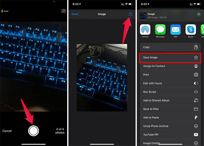 Shoot-and-Make-GIF-on-iPhone كيفية تصوير وإنشاء صور GIF متحركة على iPhone