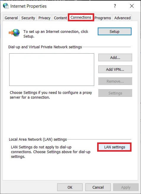 Switch-to-the-Connections-tab-and-click-on-the-LAN-Settings-button Discord لا يفتح؟ 7 طرق لإصلاح مشكلة ديسكورد ويب Discord لا يفتح