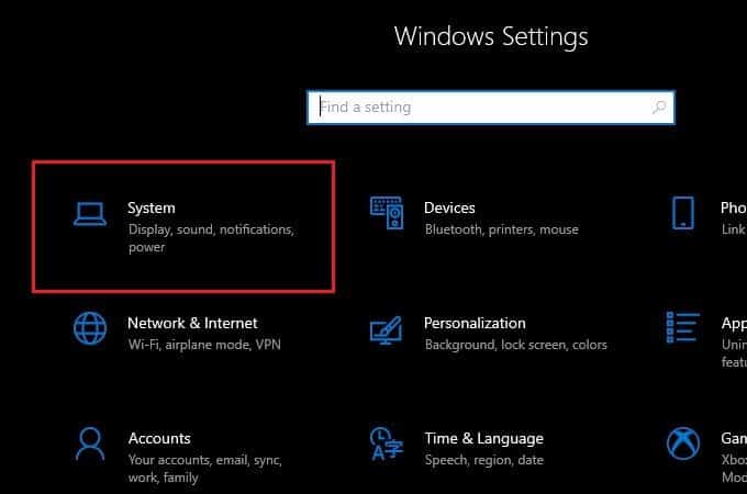 System-Settings كيفية إصلاح عدم عمل الميكروفون على Zoom و Google Meet