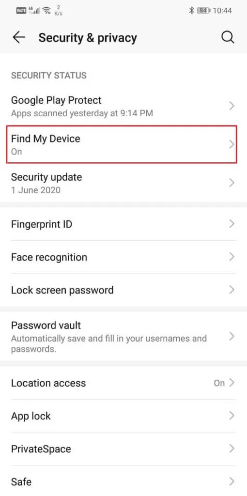 Tap-on-Find-My-Device-option-510x1024-1 كيفية البحث عن هاتف Android المسروق أو تتبعه