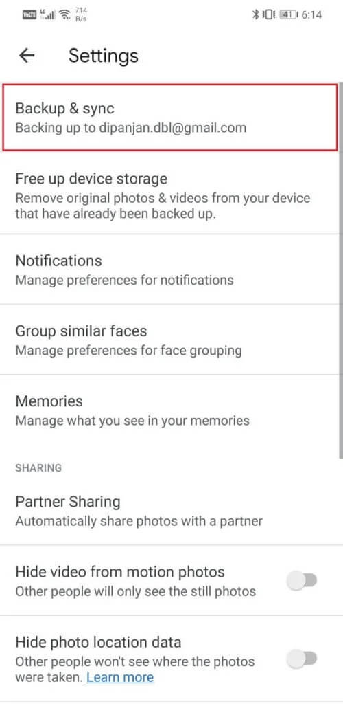 Tap-on-the-Backup-sync-option-500x1024-1 إصلاح عدم تحميل صور Google Photos على Android
