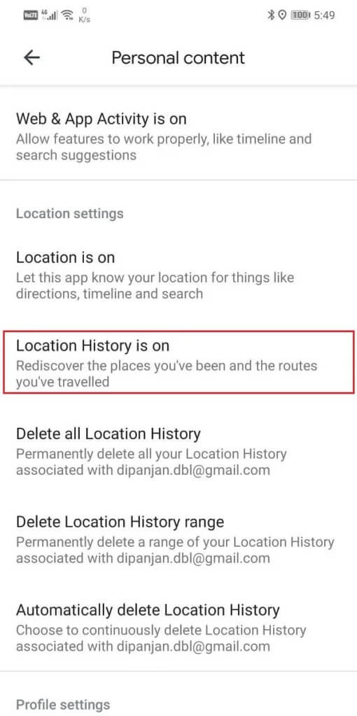 كيفية عرض سجل المواقع في Google Maps - %categories