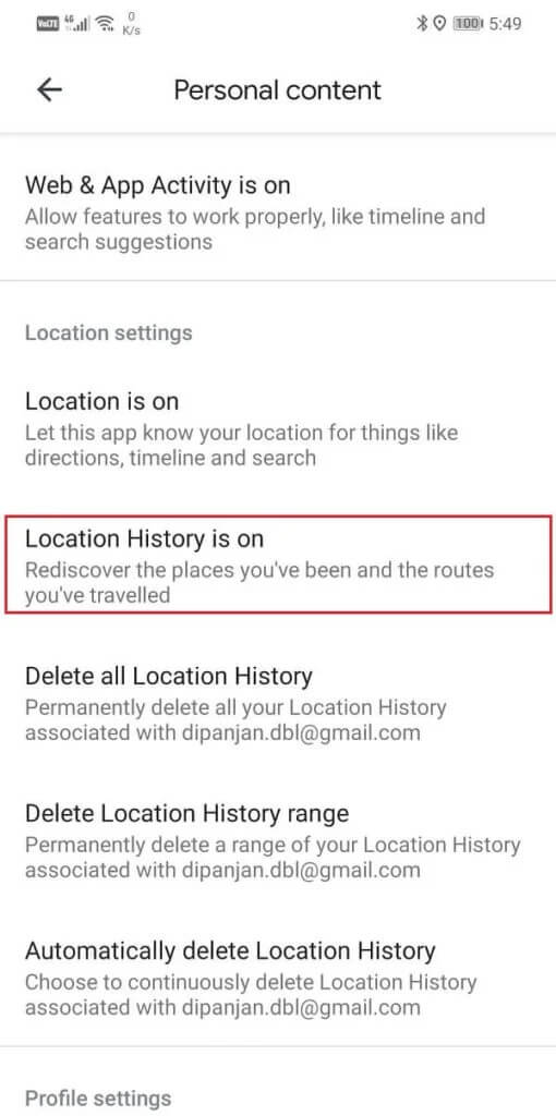Tap-on-the-Location-History-is-on-option-510x1024-1 كيفية عرض سجل المواقع في Google Maps