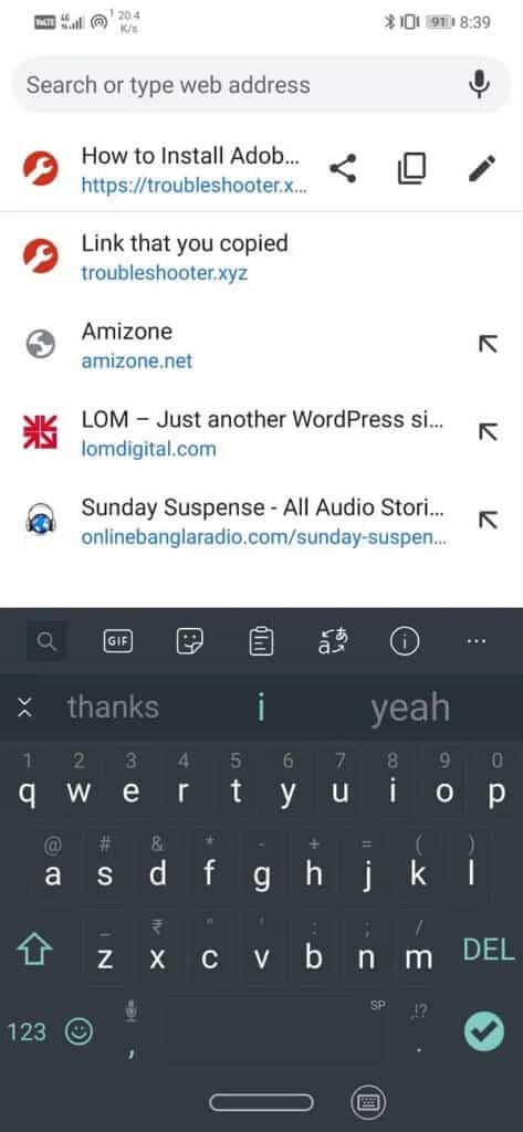 Tap-on-the-address-bar-whose-link-you-wish-to-share-473x1024-1 كيفية استخدام النسخ واللصق على Android