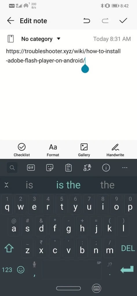 The-link-will-get-copied-473x1024-1 كيفية استخدام النسخ واللصق على Android