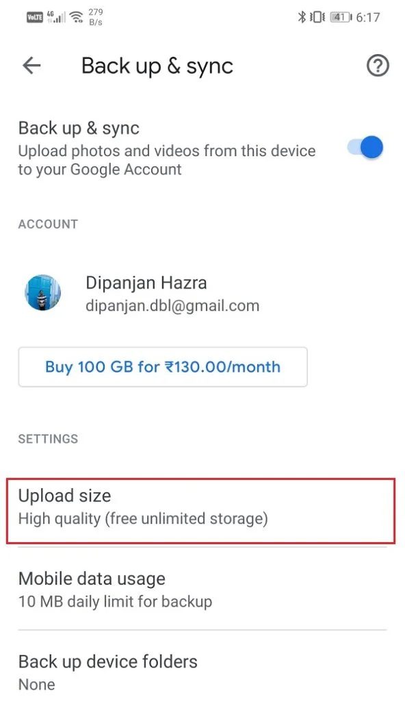 Under-Settings-you-will-find-the-option-called-Upload-size.-Click-on-it-592x1024-1 إصلاح عدم تحميل صور Google Photos على Android