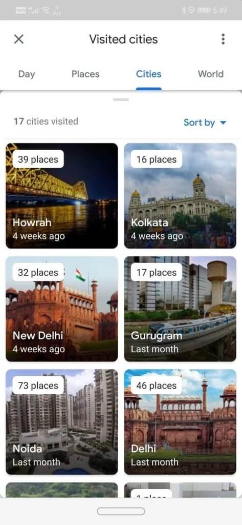 Under-the-cities-tab-the-places-are-sorted-according-to-the-city-they-are-located-in-473x1024-1 كيفية عرض سجل المواقع في Google Maps