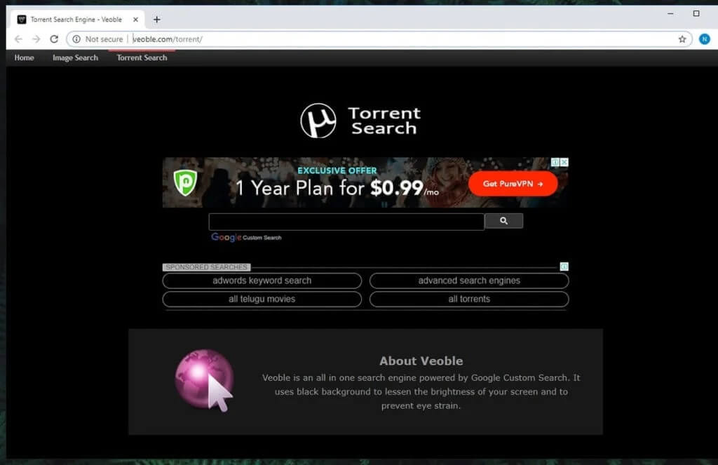 Veoble-1024x663-1 أفضل 20 محرك بحث لـ Torrent لا يزال يعمل عام 2021