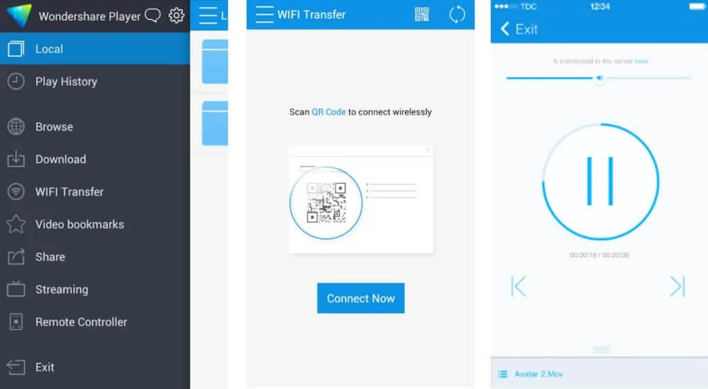 Wondershare-Player-1024x563-1 أفضل 10 تطبيقات مجانية لمشغل الفيديو على Android