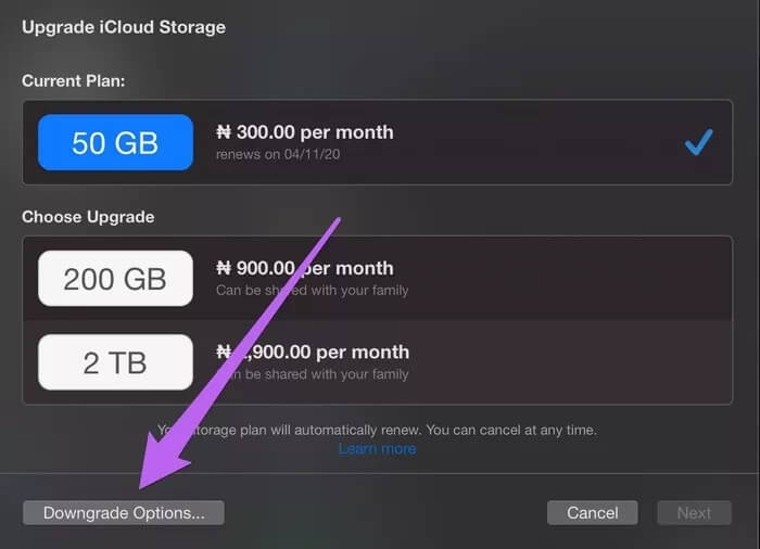 cancel-icloud-storage-plan-without-iphone-03_935adec67b324b146ff212ec4c69054f كيفية إلغاء خطة تخزين iCloud بدون استعمال الـ iPhone