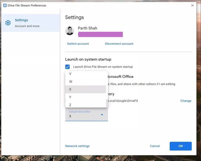 change-letter_935adec67b324b146ff212ec4c69054f كيفية إعداد واستخدام Google Drive File Stream