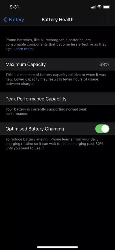 check-battery-health_40dd5eab97016030a3870d712fd9ef0f أفضل 7 طرق لإصلاح عدم ظهور لوحة مفاتيح على iPhone