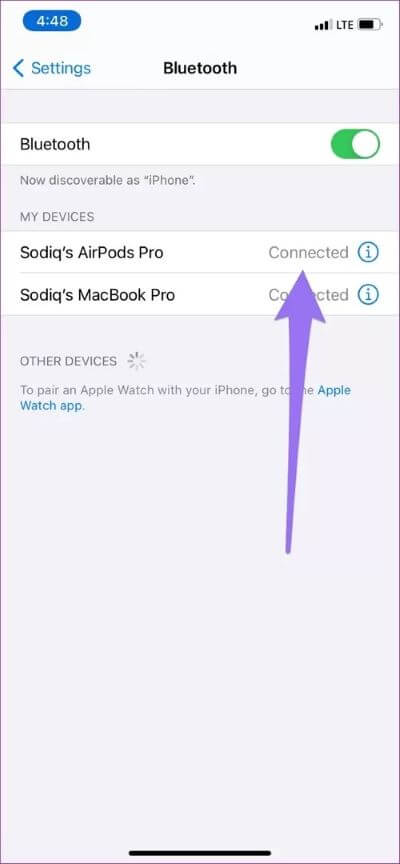fix-airpods-not-working-phone-calls-10_40dd5eab97016030a3870d712fd9ef0f أفضل 7 إصلاحات لعدم عمل المكالمات الهاتفية مع أجهزة AirPods