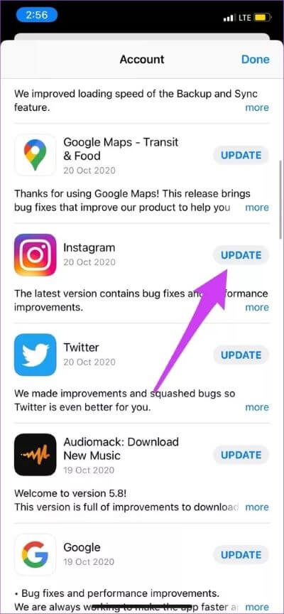 fix-instagram-not-working-iphone-08_40dd5eab97016030a3870d712fd9ef0f دليل كامل لإصلاح عدم عمل أو تعطل Instagram على iPhone