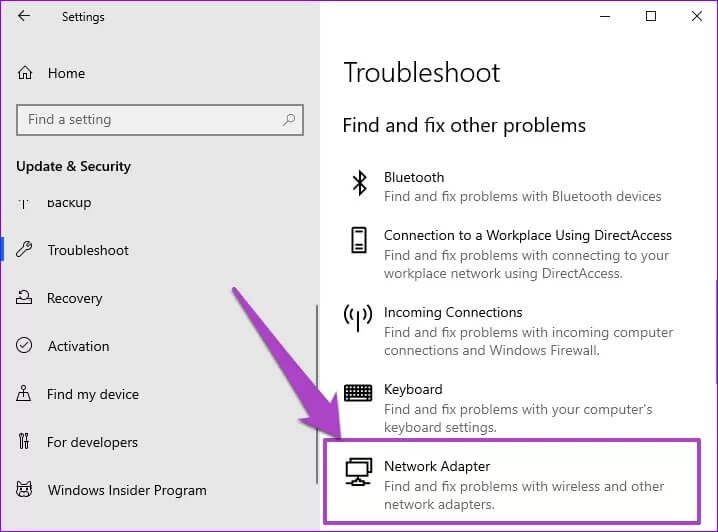 fix-windows-10-ethernet-keeps-disconnecting-02_4d470f76dc99e18ad75087b1b8410ea9 أفضل 8 طرق لإصلاح تقطع الإنترنت بسبب كابل Eth­er­net على Windows 10
