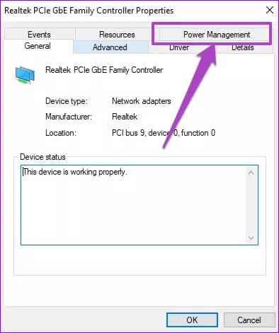fix-windows-10-ethernet-keeps-disconnecting-07_4d470f76dc99e18ad75087b1b8410ea9 أفضل 8 طرق لإصلاح تقطع الإنترنت بسبب كابل Eth­er­net على Windows 10