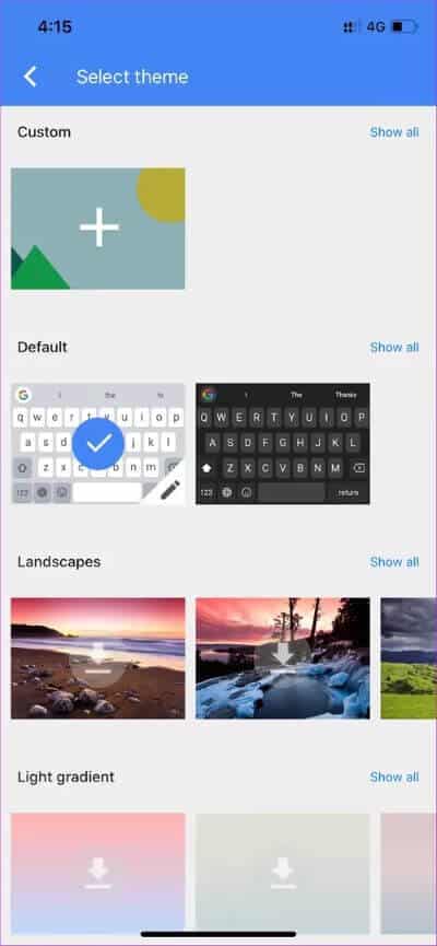 gboard-theme_190724_212506_40dd5eab97016030a3870d712fd9ef0f أفضل 5 تطبيقات Swipe Keyboard لأجهزة iPhone